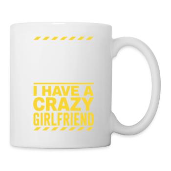 Crazy Girlfriend Forgive Couple Crazy Girlfriend - Mug - white - Right