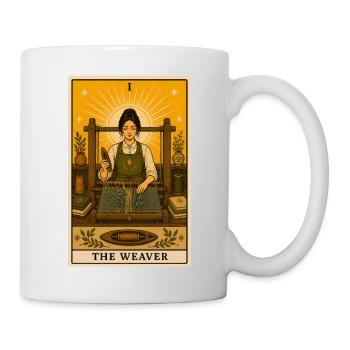 Tisseranda | Tarot de fil à tisser - Mug blanc - blanc - Droite