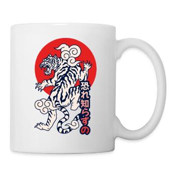 Osore Shirazuno: Fearless Tiger - Tasse - Weiß - Rechts