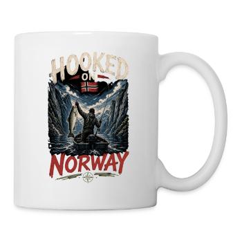 Hooked On Norway - Tasse - Weiß - Rechts