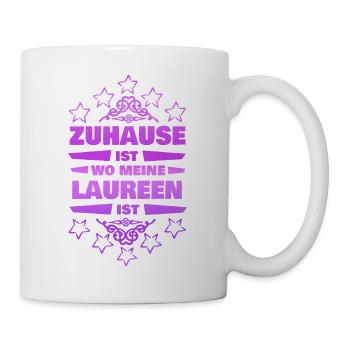 Ehefrau Laureen - Tasse - Weiß - Rechts