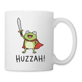 Grenouille hourra ! - Mug blanc - blanc - Droite