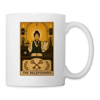 Réceptionniste | Tarot de réception - Mug blanc - blanc - Droite