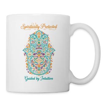 Spirituell geschützte Zen-Intuition - Tasse - Weiß - Rechts