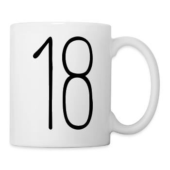 18 - Tasse - Weiß - Rechts