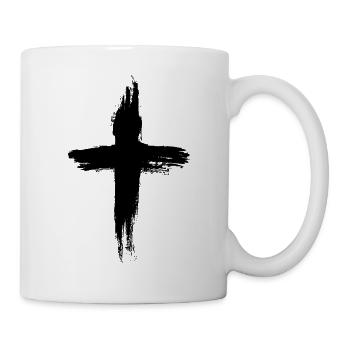 Christen Kreuz  - Tasse - Weiß - Rechts