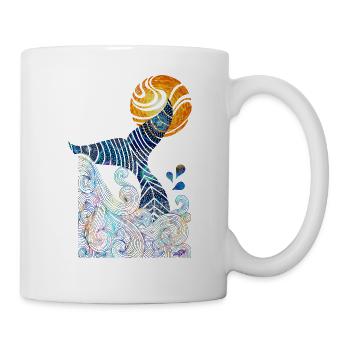 coda_balena2 - Tasse - Weiß - Rechts