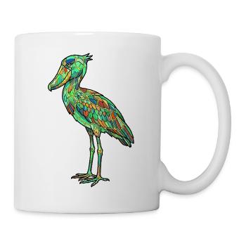 Leaded Glass Bird Blaze of Colors Shoebill Shoebill - Mug - white - Right