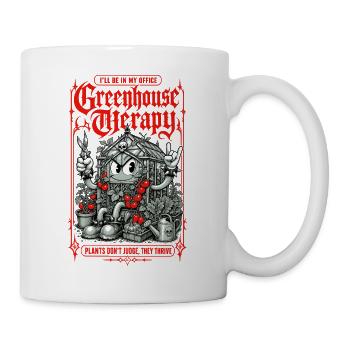 Greenhouse Getaway Gardening Plants Thrive - Mug - white - Right