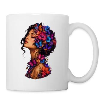 Butterfly Blossoms Wreath - Mug - white - Right