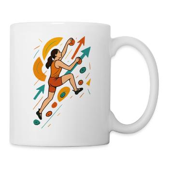 Dynamic Bouldering Shirt - Women's Climbing - Mug - white - Right