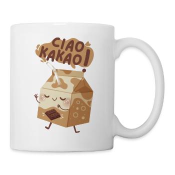 Ciao Kakao Kaba Milchkarton - Tasse - Weiß - Rechts