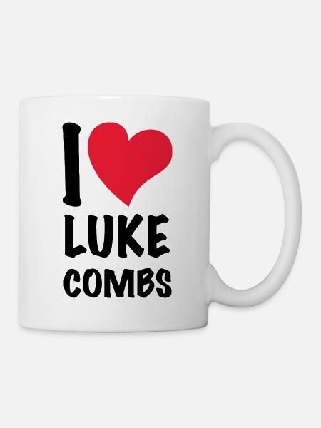 J’adore Luke Combs - Mug blanc - blanc