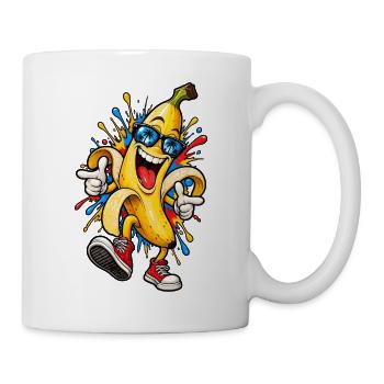 Banane fraîche - Mug blanc - blanc - Droite