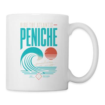Peniche Surfen - Tasse - Weiß - Rechts