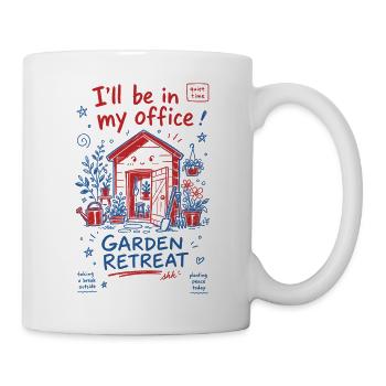 Garden Retreat Ruhezeit Organisches Gärtnern - Tasse - Weiß - Rechts