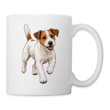 T-shirt Jack Russell Terrier - Mug blanc - blanc - Droite