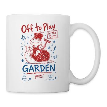 Stadtgärtnern, um im Dreck zu spielen - Tasse - Weiß - Rechts