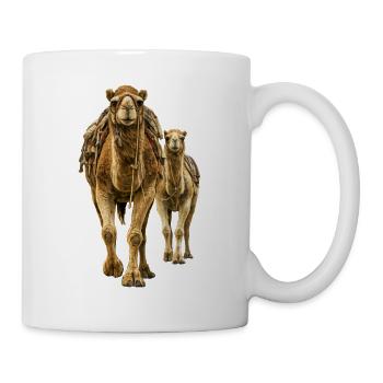 Kamele - Tasse - Weiß - Rechts
