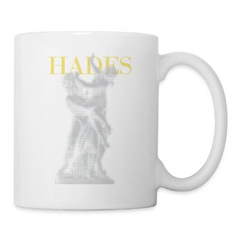 Hades-Halbton-Statue - Tasse - Weiß - Rechts