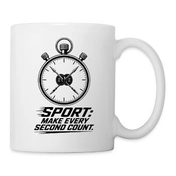  Funny Sports Sprüche Workout Bodybuilder Fitness - Tasse - Weiß - Rechts