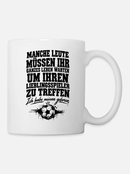 Geschenk für Mama Lieblingsspieler geboren - Tasse - Weiß