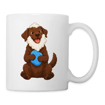 Labrador-Blasenbart - Tasse - Weiß - Rechts