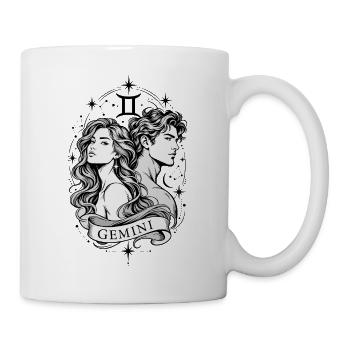 DAS ZEICHEN DER ZWILLINGE - Tasse - Weiß - Rechts