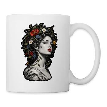Botanische Muse - Tasse - Weiß - Rechts