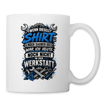 Werkstatt Schrauber - Tasse - Weiß - Rechts