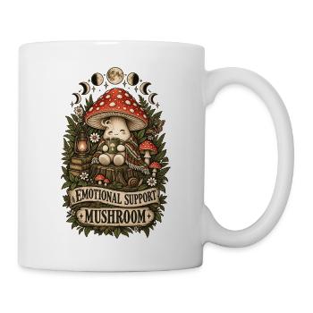 Emotionaler Pilz Schutzengel - Tasse - Weiß - Rechts