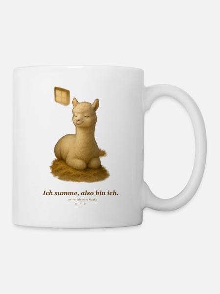 ich-summe-also-bin-ich - Tasse - Weiß
