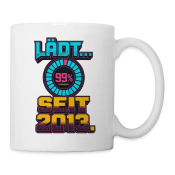 Lädt Seit 2013 Retro Gamer - Tasse - Weiß - Rechts