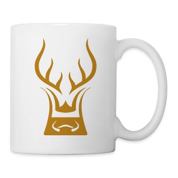 Flying Hirsch - Tasse - Weiß - Rechts