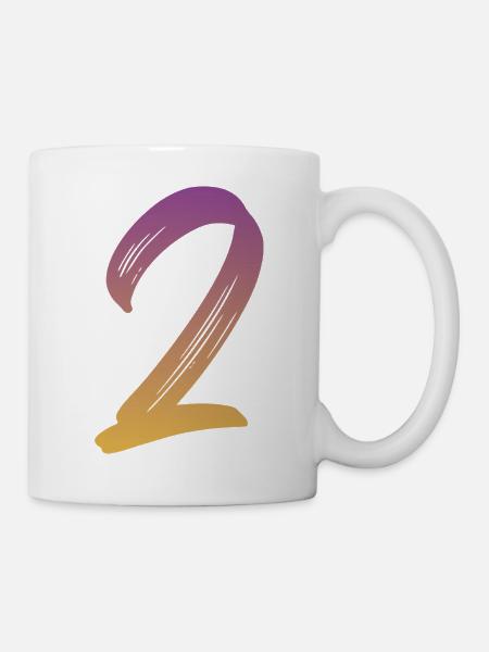2 - Tasse - Weiß