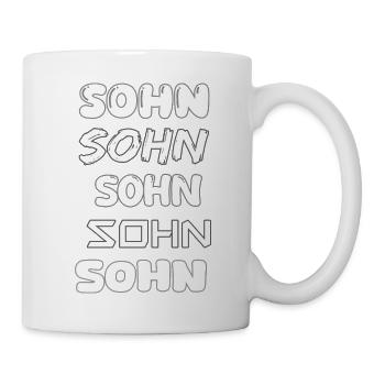 Beruf Sohn - Tasse - Weiß - Rechts