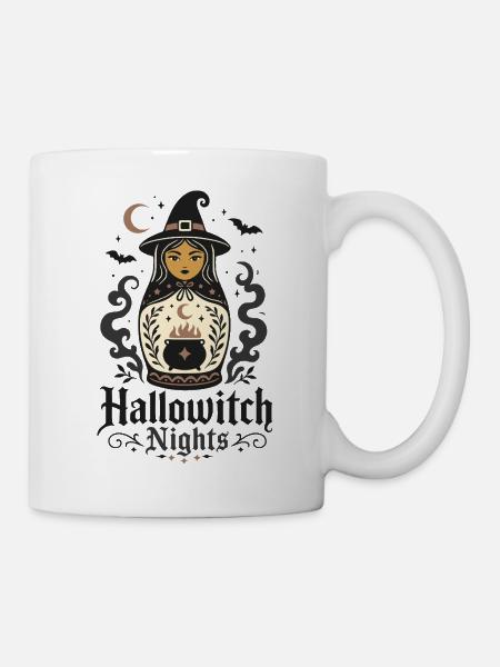 Hallowitch-Nächte - Tasse - Weiß