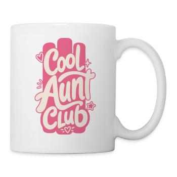 Cool Aunt Club - Tasse - Weiß - Rechts