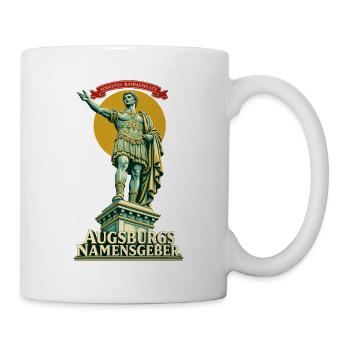 Augustus Augsburgs Namensgeber - Tasse - Weiß - Rechts
