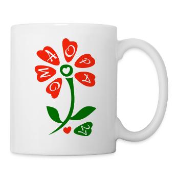 Oma und Opa 2027 - Tasse - Weiß - Rechts