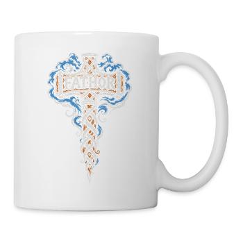 Der Hammer des Donnergotts – FATHOR - Tasse - Weiß - Rechts