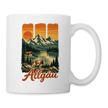 Allgäu Alpine Nature - Tasse - Weiß - Rechts