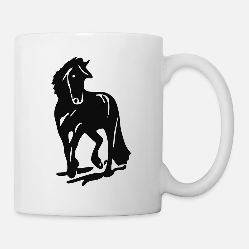 Friesenpferd - Tasse - Weiß