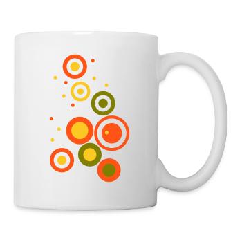 Kreise - Tasse - Weiß - Rechts