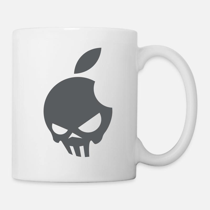 indianer schaedel - Tasse - Weiß