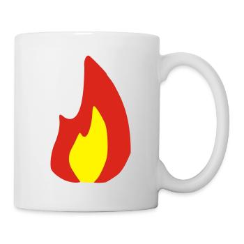 Fire - Flame - Hot - Burn - Mug - white - Right