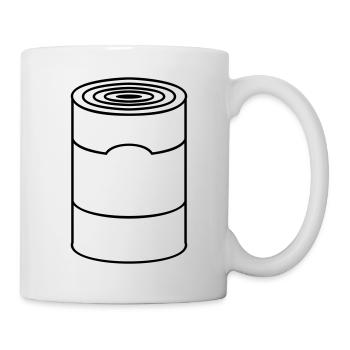 Dose / can (1c) - Tasse - Weiß - Rechts