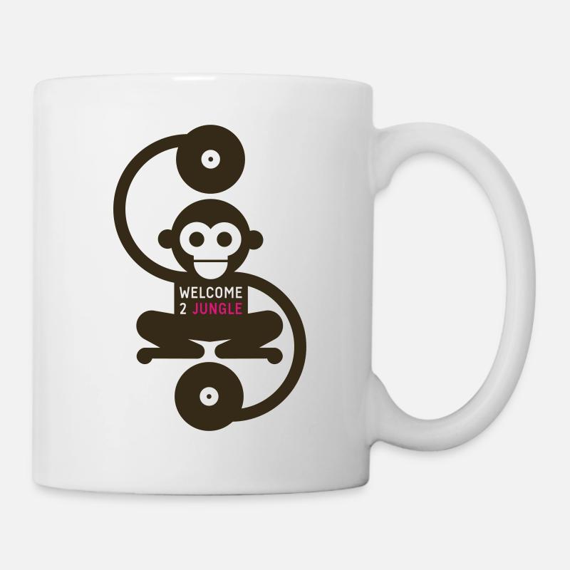 affe_jungle_2f - Mug - white
