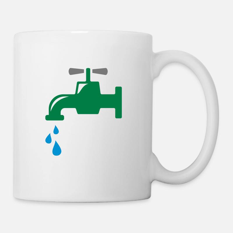robinet - Mug blanc - blanc
