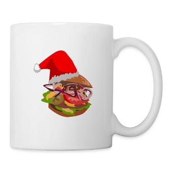 Christmas burger - Mug - white - Right